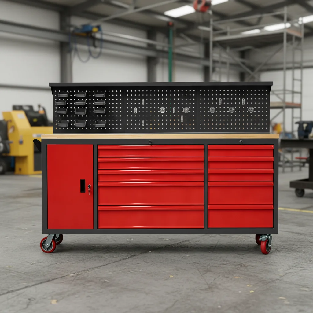 Professional Tool Cabinet Customized Auto-Return Ball Bearing Slides Heavy Duty Caster 10-Drawer Backpanel Lockable Tool Trolley
Professional Tool Cabinet Customized Auto-Return Ball Bearing Slides Heavy Duty Caster 10-Drawer Backpanel Lockable Tool Trolley