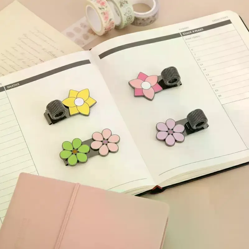 Flowers Metal Pen Clip With Spring Creative Spring Clip Student Pen Clip For Notebooks School
Flowers Metal Pen Clip With Spring Creative Spring Clip Student Pen Clip For Notebooks School