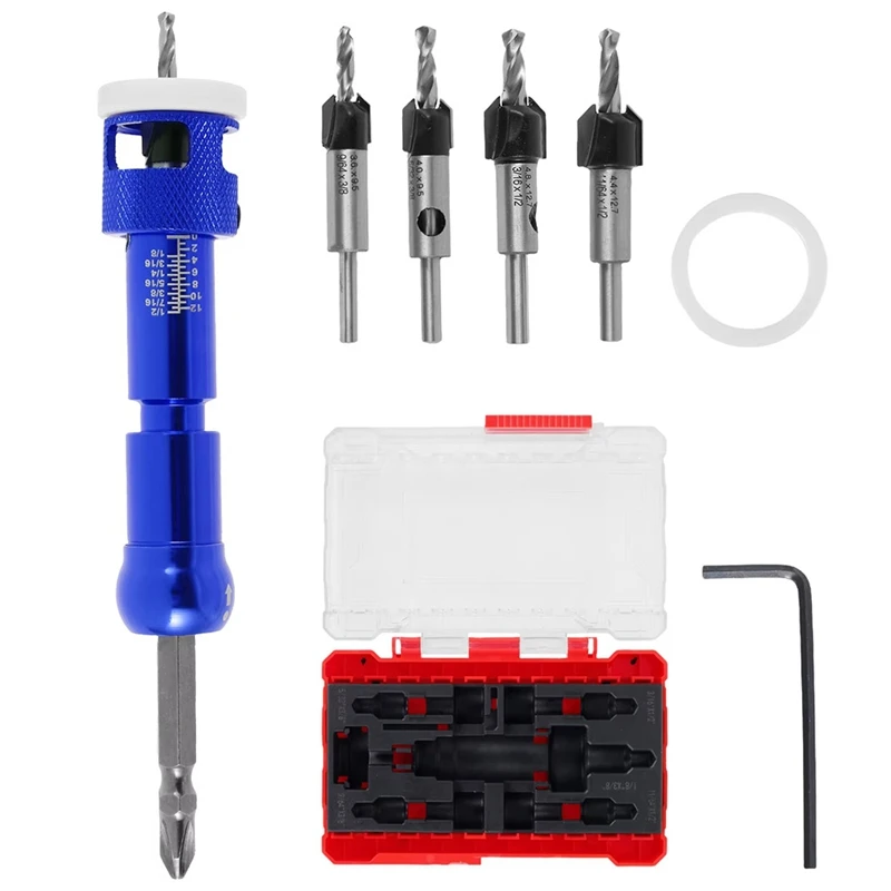 ABPP-Woodworking Counterbore Drill Step Drill Wood Self-Tapping Screw Punch Holes Drill Bit Installation Tool
ABPP-Woodworking Counterbore Drill Step Drill Wood Self-Tapping Screw Punch Holes Drill Bit Installation Tool