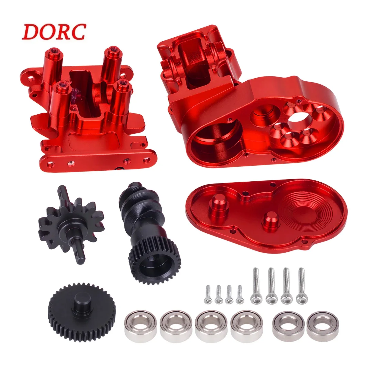 Aluminum Alloy Transmission Gearbox Gear and Bearing Kit for 1/30 RC Crawler Car Axial SCX30 Upgrade Parts
Aluminum Alloy Transmission Gearbox Gear and Bearing Kit for 1/30 RC Crawler Car Axial SCX30 Upgrade Parts