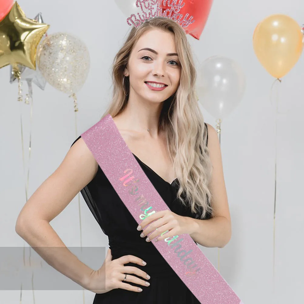 1 set Birthday Headband Headdress Glitter Rhinestone Decorations Women Girls Party Hair Accessory Set Festive Adult Hairband
1 set Birthday Headband Headdress Glitter Rhinestone Decorations Women Girls Party Hair Accessory Set Festive Adult Hairband