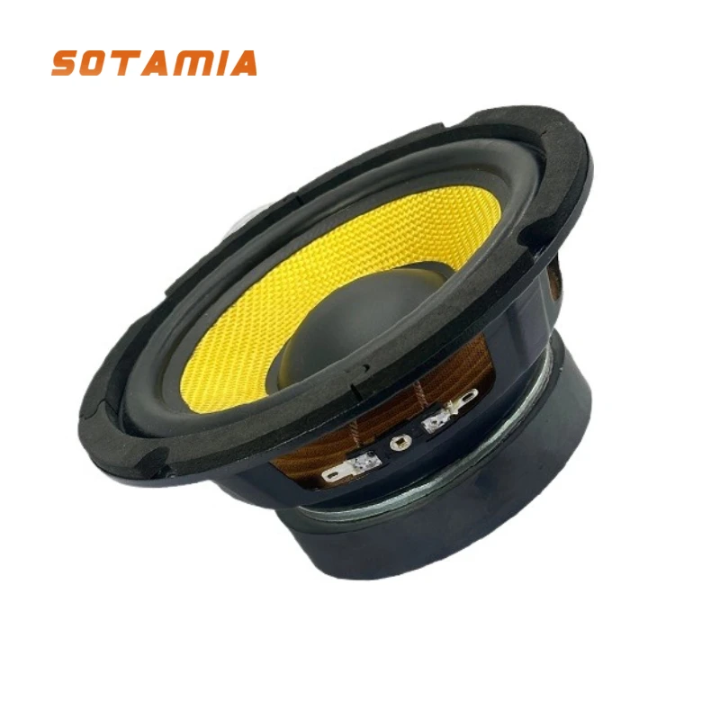 SOTAMIA 1PCS 6.5 Inch Round Subwoofer 4 Ohm 60 Watt Dual Magnetic Rubber Edge Speaker Home Theater Sound System
SOTAMIA 1PCS 6.5 Inch Round Subwoofer 4 Ohm 60 Watt Dual Magnetic Rubber Edge Speaker Home Theater Sound System