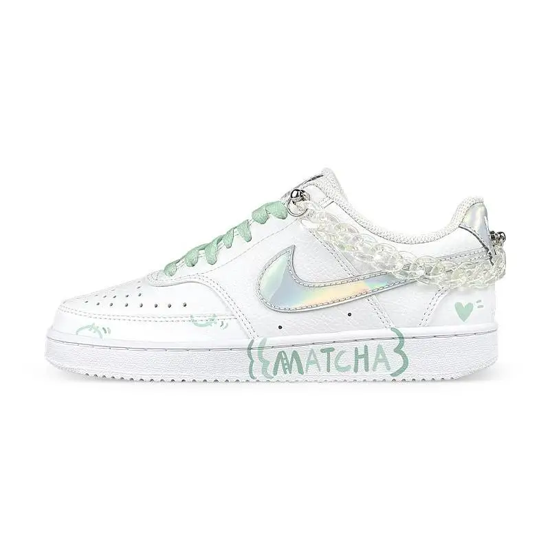 [Негабаритные женские кроссовки для скейтборда Nike Court Vision 1, женские белые, зеленые 
[Негабаритные женские кроссовки для скейтборда Nike Court Vision 1, женские белые, зеленые