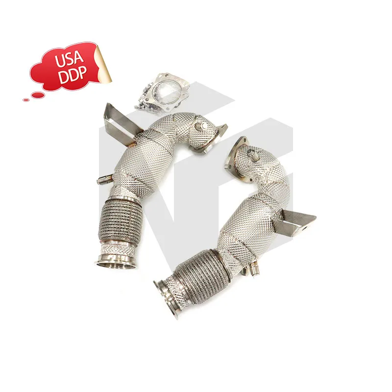 ING new exhaust system SS304 with OPF for Audi R8 V10 car high performance pipe
ING new exhaust system SS304 with OPF for Audi R8 V10 car high performance pipe