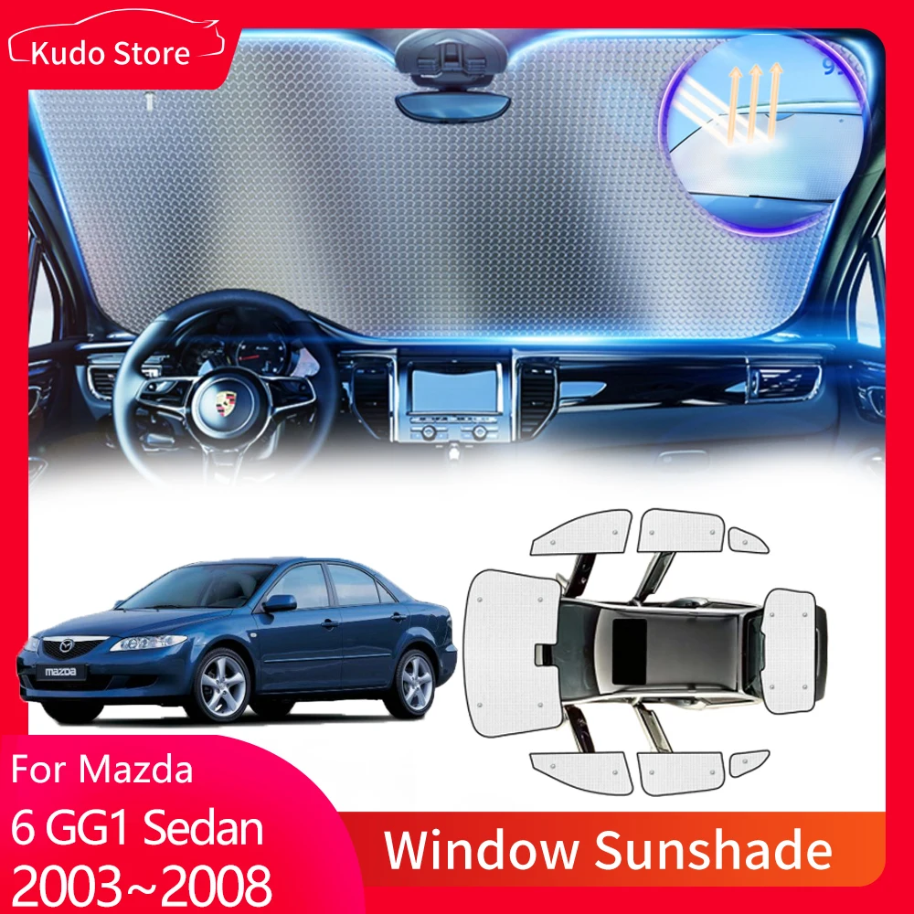 Full Coverage Sunshades for Mazda 6 GG1 Sedan Atenza 2003~2008 Rear Side Window Curtain Sun Windshield Visor Mat Car Accessories
Full Coverage Sunshades for Mazda 6 GG1 Sedan Atenza 2003~2008 Rear Side Window Curtain Sun Windshield Visor Mat Car Accessories