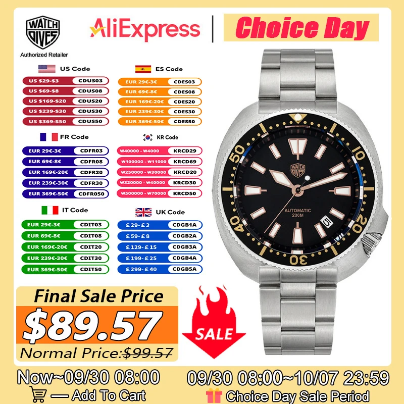Watchdives WD6105 Land Tortoisen Dive Watch For Men NH35 automatic Watch Quartz Movement 200M Water Resistance Luminous Watches
Watchdives WD6105 Land Tortoisen Dive Watch For Men NH35 automatic Watch Quartz Movement 200M Water Resistance Luminous Watches