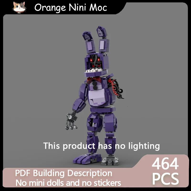 Popular Game Model MOC Building Bricks Withered Rabbit Monster Modular Technology Gifts Holiday Assemble Children Toys Suit
Popular Game Model MOC Building Bricks Withered Rabbit Monster Modular Technology Gifts Holiday Assemble Children Toys Suit