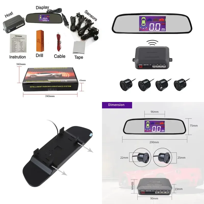 Factory Price Wireless Radar With LED Display Automatic Alarm Reversing Assist
Factory Price Wireless Radar With LED Display Automatic Alarm Reversing Assist