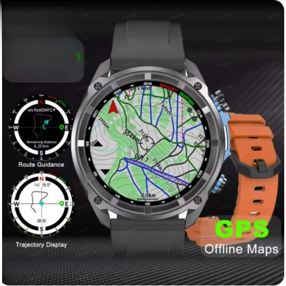 Новые умные часы с автономными картами, 4 ГБ памяти, видеоплеер, военные спортивные умные часы для мужчин, водонепроницаемые для плавания, 30 м, AMOLED
Новые умные часы с автономными картами, 4 ГБ памяти, видеоплеер, военные спортивные умные часы для мужчин, водонепроницаемые для плавания, 30 м, AMOLED