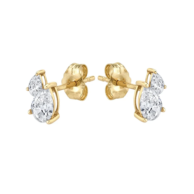 TIANDE Fine Water Drop Stud Earrings for Women Gold Plated CZ Piercing Straight Needle Earrings Woman Fashion Jewelry Wholesale
TIANDE Fine Water Drop Stud Earrings for Women Gold Plated CZ Piercing Straight Needle Earrings Woman Fashion Jewelry Wholesale