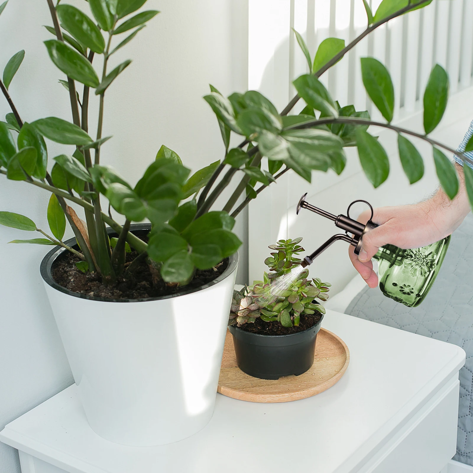 1Pcs Glass Watering Can Retro Style Plant Mister for Indoor Outdoor Use Flower Spray Bottle Garden Tool Bonsai Watering Pot
1Pcs Glass Watering Can Retro Style Plant Mister for Indoor Outdoor Use Flower Spray Bottle Garden Tool Bonsai Watering Pot