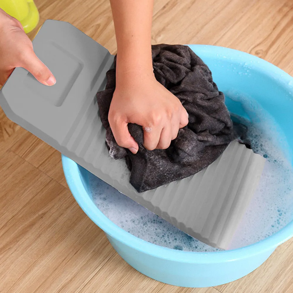 Reusable Plastic Washboard Thick Handheld Laundry Board Simple Design Small Portable Wash Board for Travel Socks Clothes
Reusable Plastic Washboard Thick Handheld Laundry Board Simple Design Small Portable Wash Board for Travel Socks Clothes
