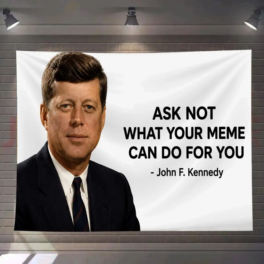 John F Kennedy Ask Not What Tapestry Custom Living Bedroom Party Dormitory Interior Wall Bohemian Decoration Attached Clip
John F Kennedy Ask Not What Tapestry Custom Living Bedroom Party Dormitory Interior Wall Bohemian Decoration Attached Clip
