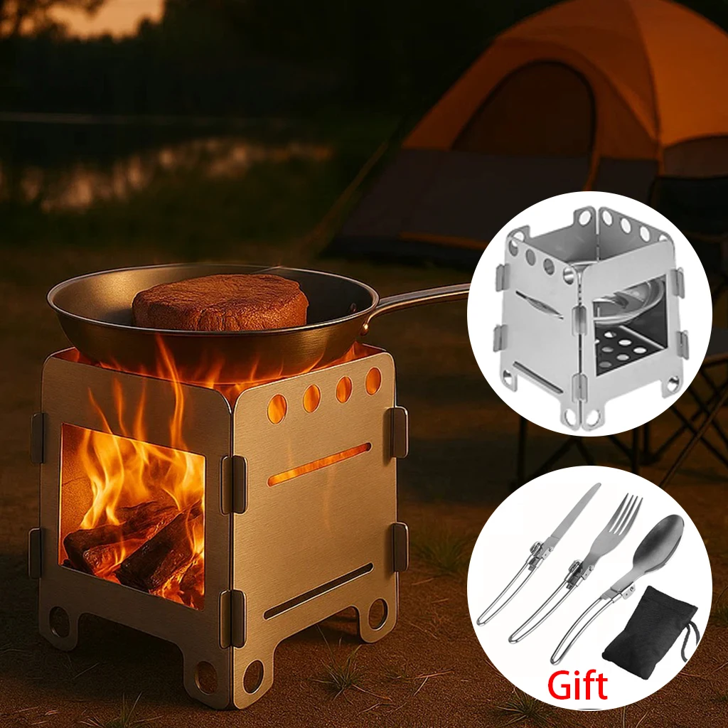 Camping Supplies Firewood Stove Alcohol Stove Stainless Steel Portable Stove Outdoor Cooking Equipment For Camping Hiking
Camping Supplies Firewood Stove Alcohol Stove Stainless Steel Portable Stove Outdoor Cooking Equipment For Camping Hiking