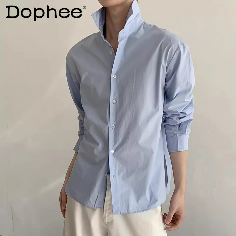 Men's Women's 2026 Spring Trendy Comfort Solid Color Chic Shirt Jackets Fashion Elegant Lapel Tops High-end Solid Color Shirts
Men's Women's 2026 Spring Trendy Comfort Solid Color Chic Shirt Jackets Fashion Elegant Lapel Tops High-end Solid Color Shirts