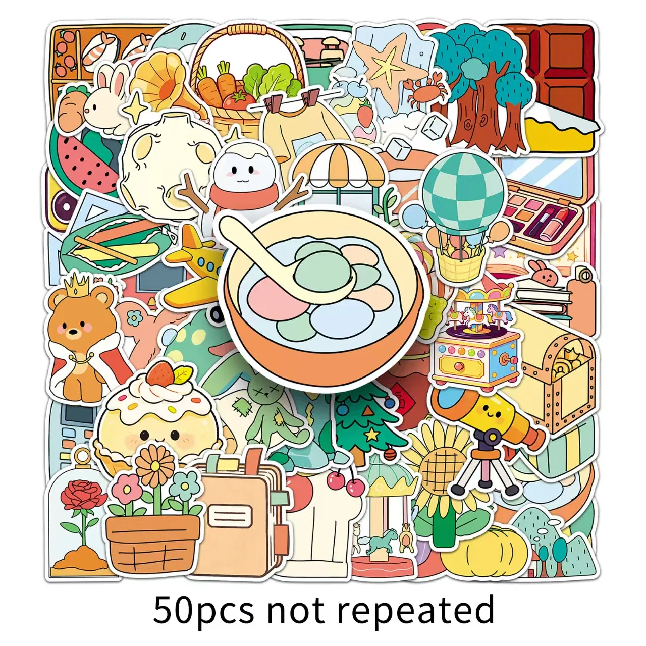 50Pcs Original Doodle Stickers, Cute Fresh Cartoon Decor Stickers for Water Cups, Phones & Laptops
50Pcs Original Doodle Stickers, Cute Fresh Cartoon Decor Stickers for Water Cups, Phones & Laptops