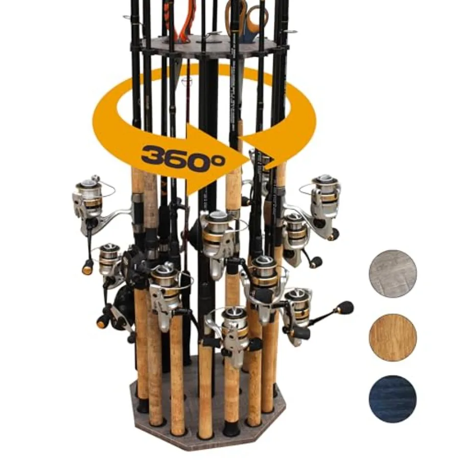 Rod Holder for 16 Fishing Poles Garage Organization and Storage for Reels Gear Accessories Tackle Box
Rod Holder for 16 Fishing Poles Garage Organization and Storage for Reels Gear Accessories Tackle Box