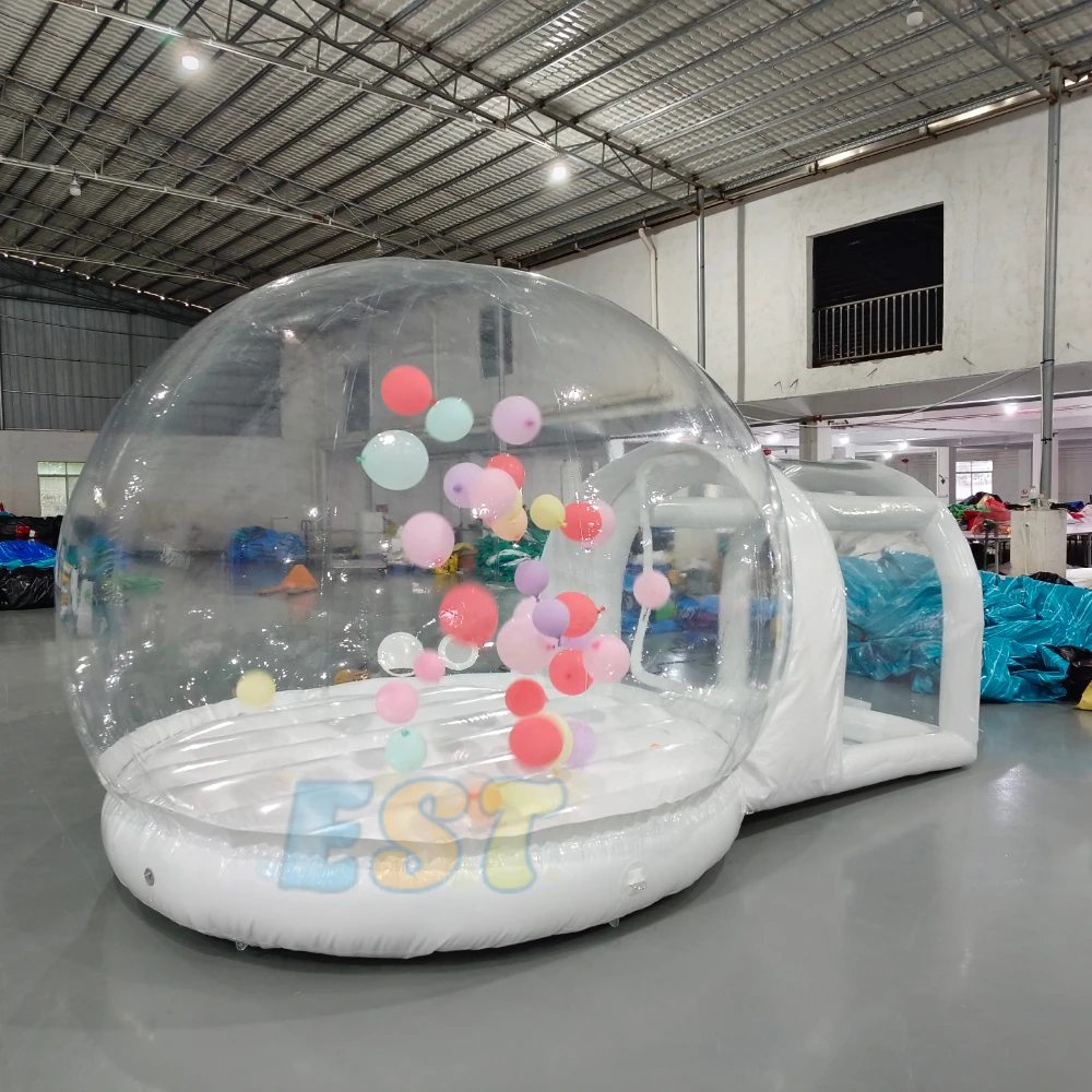 Commercial Transparent PVC Inflatable Bubble House With Balloons Kids Outdoor Party Inflatable Bubble Tent With Bouncy Bottom
Commercial Transparent PVC Inflatable Bubble House With Balloons Kids Outdoor Party Inflatable Bubble Tent With Bouncy Bottom