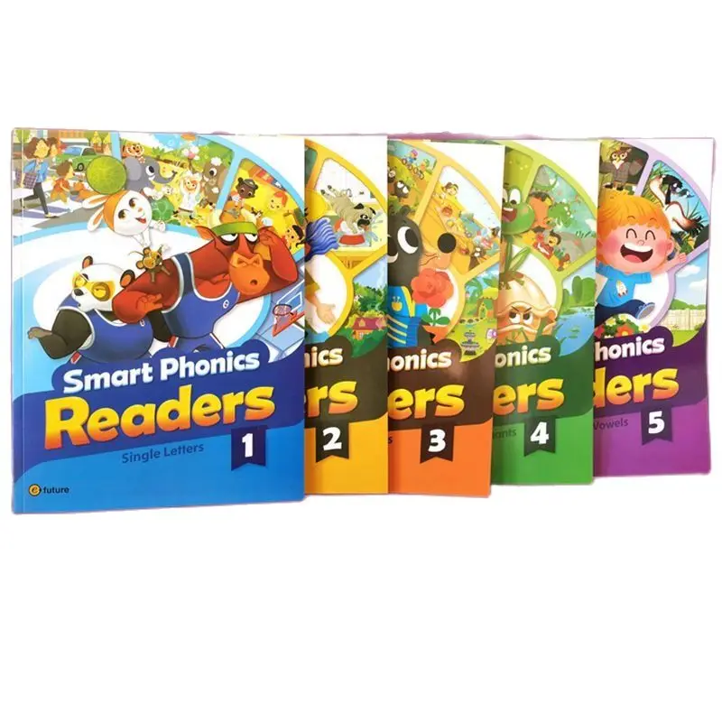 5Pcs/Full Set Smart Phonics Readers Level1-5 Children's Enlightenment Book Support Point Reading Free Shipping
5Pcs/Full Set Smart Phonics Readers Level1-5 Children's Enlightenment Book Support Point Reading Free Shipping