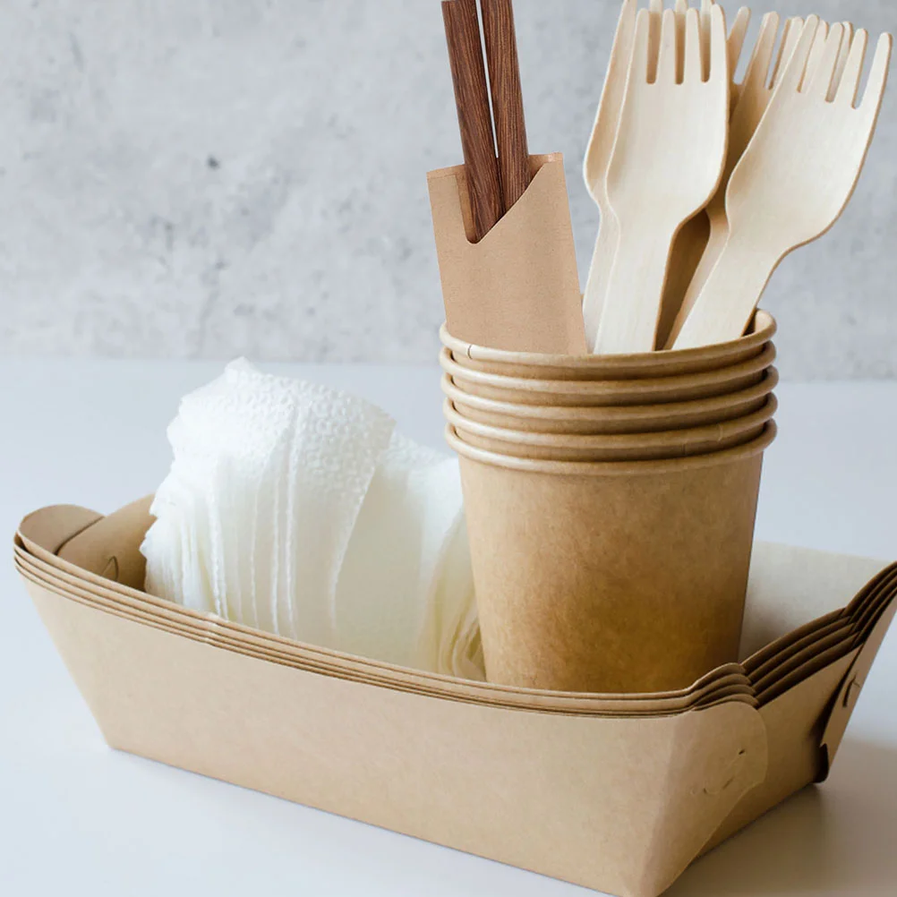 300 Pcs Serving Utensils Kraft Paper Chopsticks Cover Tableware Sleeves Wrapping Bags Travel Cutlery
300 Pcs Serving Utensils Kraft Paper Chopsticks Cover Tableware Sleeves Wrapping Bags Travel Cutlery