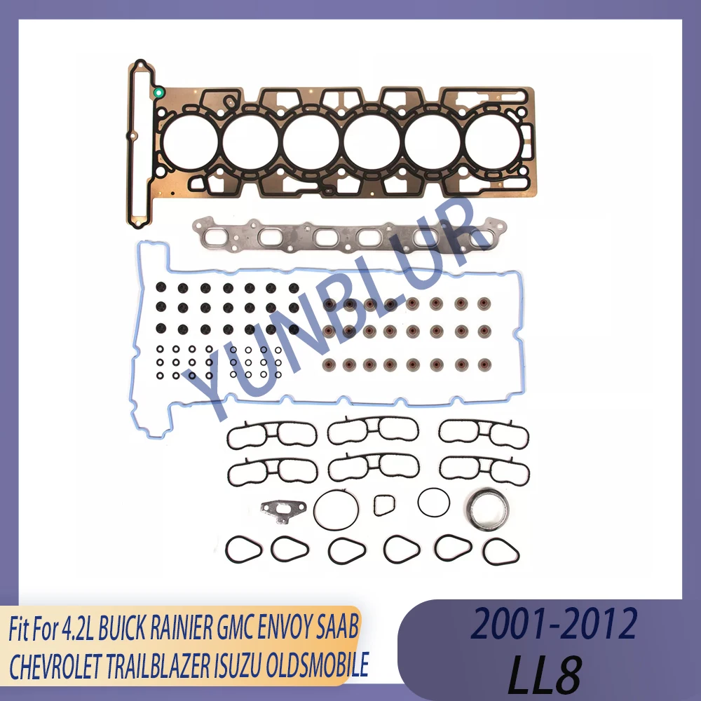 Engine Parts Full Gasket Set Fit 4.2 L L6 GAS LL8 01-12 For BUICK RAINIER CHEVROLET TRAILBLAZER GMC ENVOY ISUZU OLDSMOBILE SAAB
Engine Parts Full Gasket Set Fit 4.2 L L6 GAS LL8 01-12 For BUICK RAINIER CHEVROLET TRAILBLAZER GMC ENVOY ISUZU OLDSMOBILE SAAB