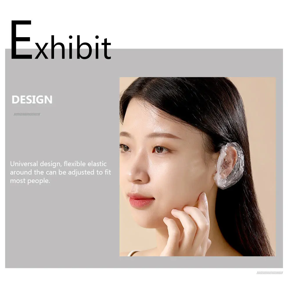 200 Pcs Waterproof Ear Sleeves Shied Hair Dye Salon Protector Elastic Cover Earmuff for Bathing Sports Dyed Washing Supplies
200 Pcs Waterproof Ear Sleeves Shied Hair Dye Salon Protector Elastic Cover Earmuff for Bathing Sports Dyed Washing Supplies