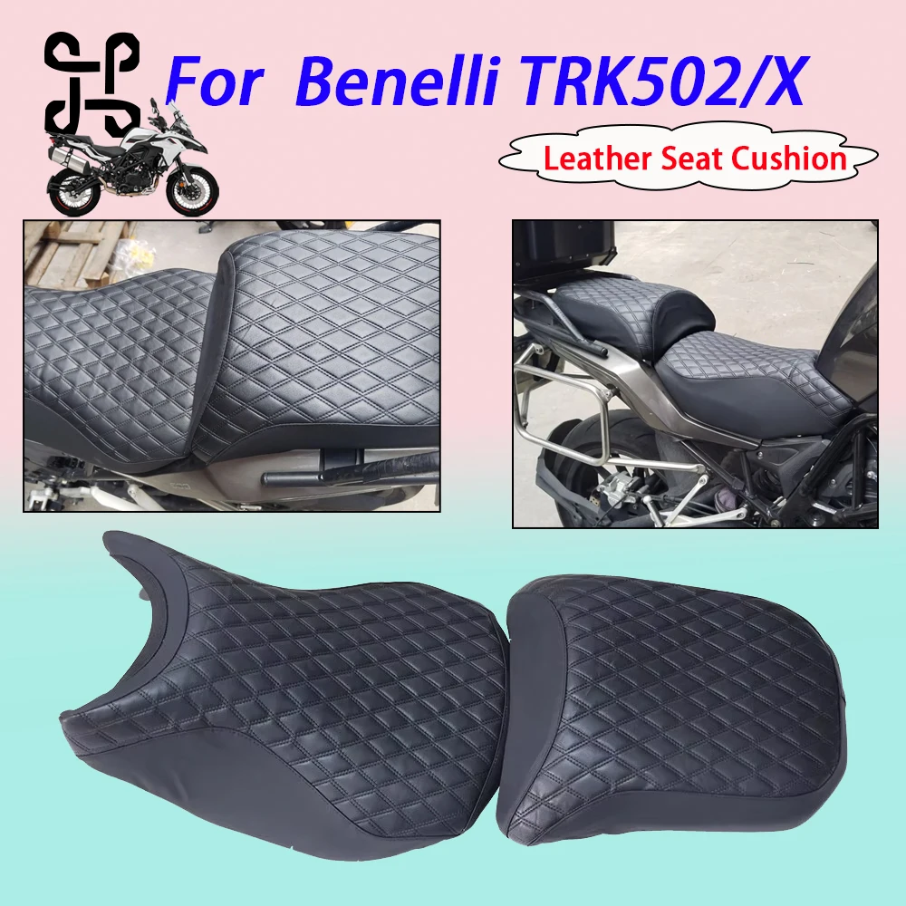 For Benelli TRK502 502X Motorcycle Seat Cover Waterproof Leather Anti-Slip Adventure Touring Long Ride Comfort Protector parts
For Benelli TRK502 502X Motorcycle Seat Cover Waterproof Leather Anti-Slip Adventure Touring Long Ride Comfort Protector parts