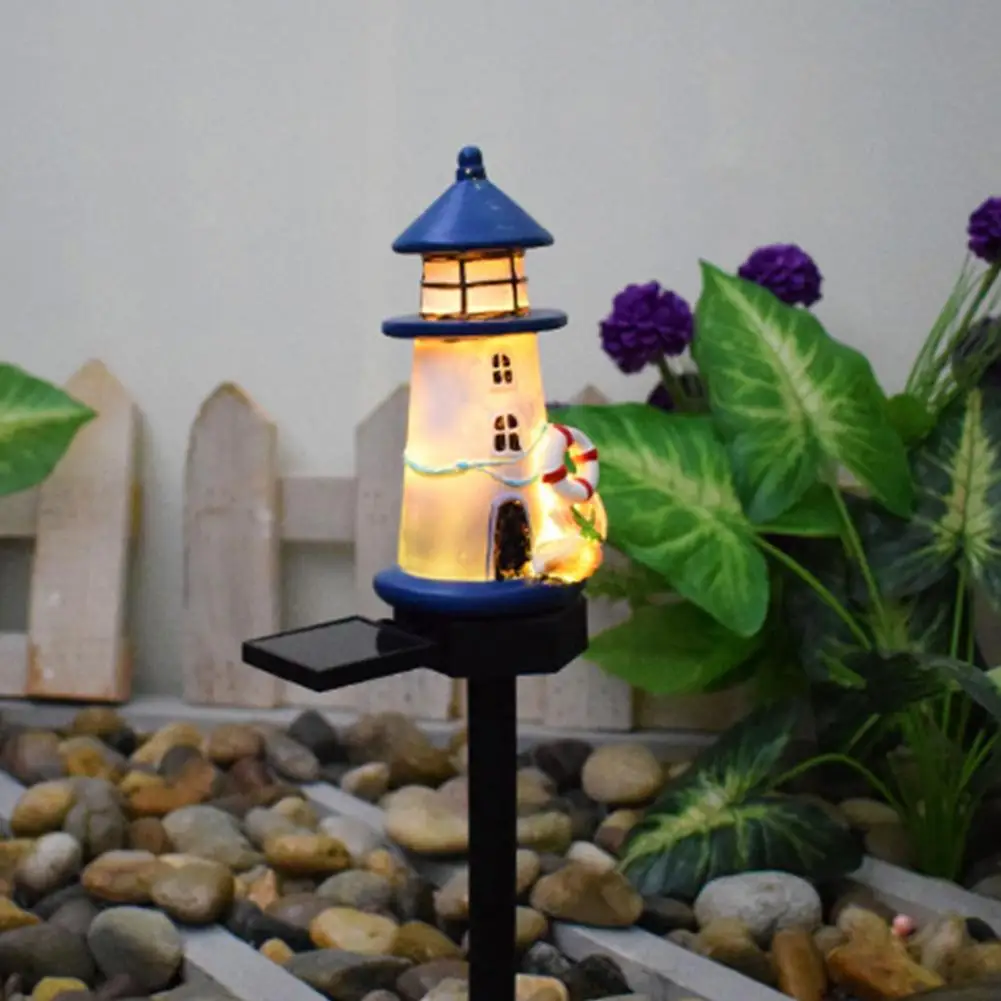 Outdoor Solar Landscape Lighting Garden Lighthouse Statue Solar Light, Waterproof Solar Pathway Light for Patio Lawn Yard
Outdoor Solar Landscape Lighting Garden Lighthouse Statue Solar Light, Waterproof Solar Pathway Light for Patio Lawn Yard