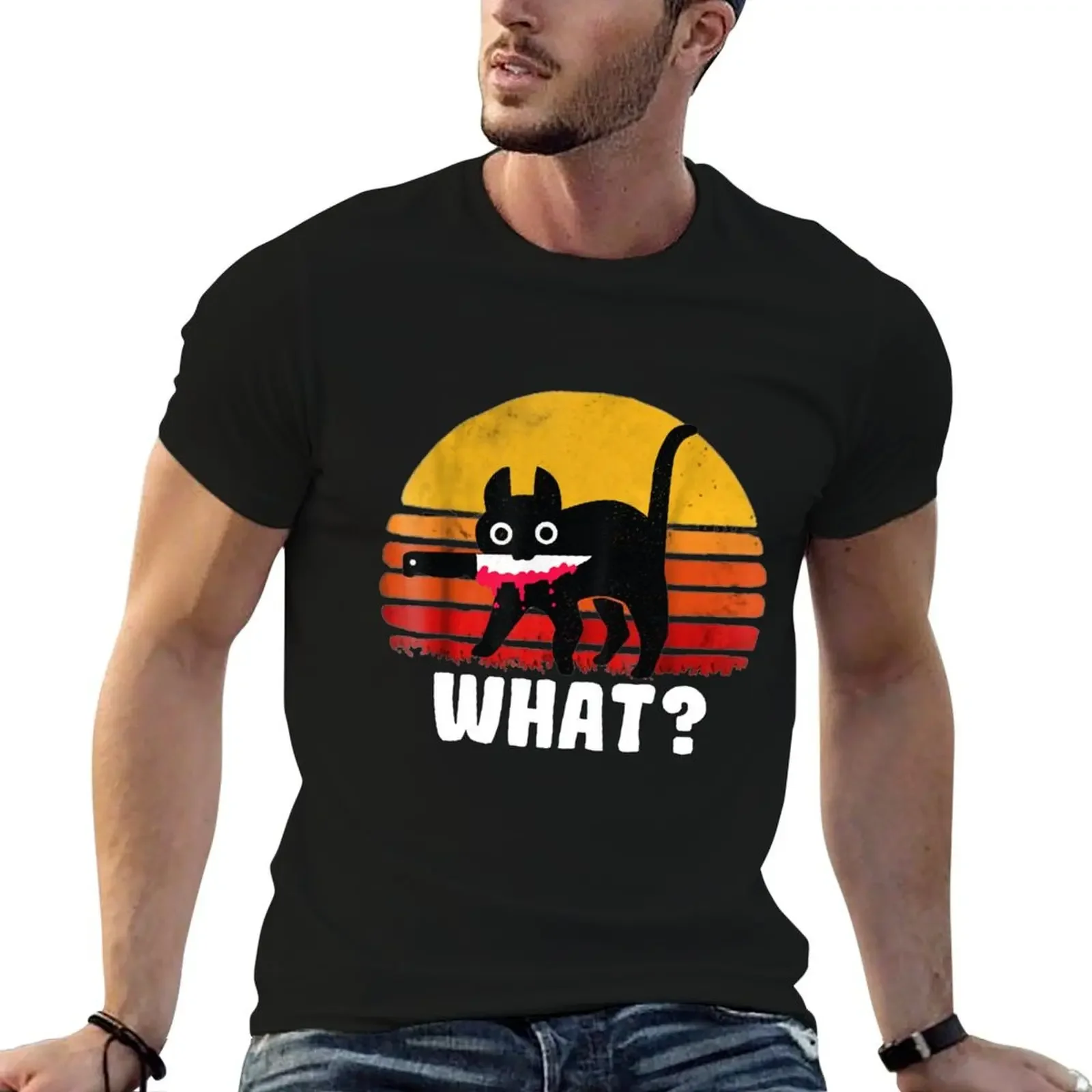 Funny Cat With Knife Halloween, Cat What T-Shirt vintage shirts graphic tee custom t shirt funny t shirts for men
Funny Cat With Knife Halloween, Cat What T-Shirt vintage shirts graphic tee custom t shirt funny t shirts for men