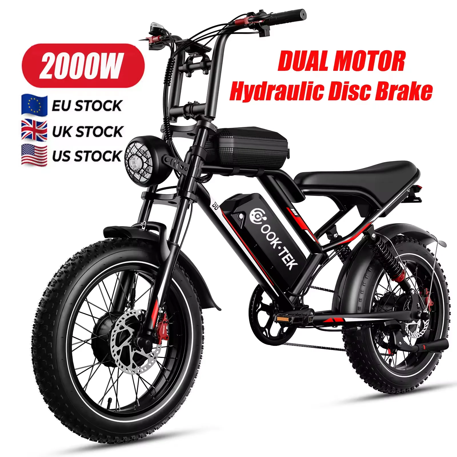 STLF Electric Mountain Bike Full Suspension 48v Hybrid Electric Road Bike 2000w Ebike
STLF Electric Mountain Bike Full Suspension 48v Hybrid Electric Road Bike 2000w Ebike