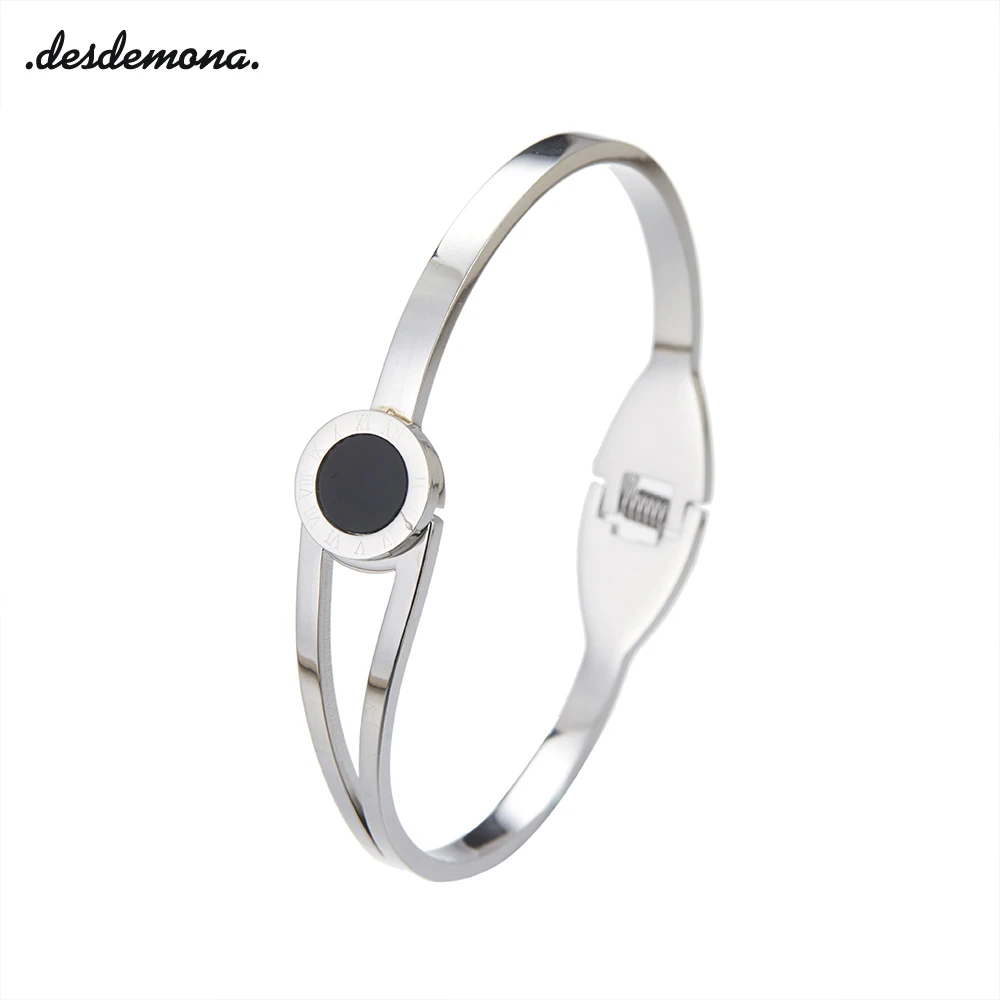 Fashionable Roman numeral ladies bracelet, daily wear bracelet, girlfriend's gift, exquisite stainless steel bracelet
Fashionable Roman numeral ladies bracelet, daily wear bracelet, girlfriend's gift, exquisite stainless steel bracelet