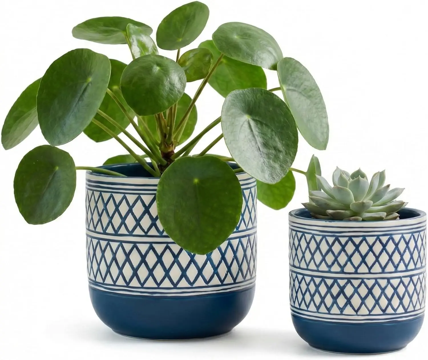 Decorative Ceramic Flower Pots Set of 2 – 6 & 4.7 Inch Indoor Plant Pots, Boho Decorative Pots for Plants, Orchid & Suc
Decorative Ceramic Flower Pots Set of 2 – 6 & 4.7 Inch Indoor Plant Pots, Boho Decorative Pots for Plants, Orchid & Suc