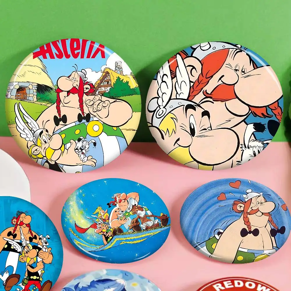French Asterix Et Obelix Soft Button Pin Round Metal Badge Lapel Pin Parts Gift Friends Kid Jewelry
French Asterix Et Obelix Soft Button Pin Round Metal Badge Lapel Pin Parts Gift Friends Kid Jewelry