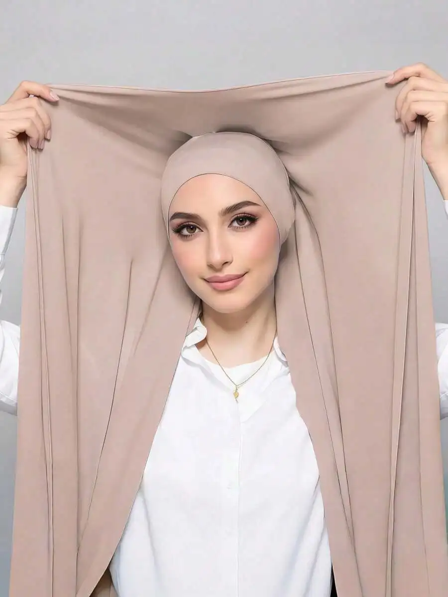 3-In-1 Instant Chiffon Hijab With Built-In Undercap Slip-Free Fit Easy Wear For Daily Abaya Outdoor Prayer
3-In-1 Instant Chiffon Hijab With Built-In Undercap Slip-Free Fit Easy Wear For Daily Abaya Outdoor Prayer