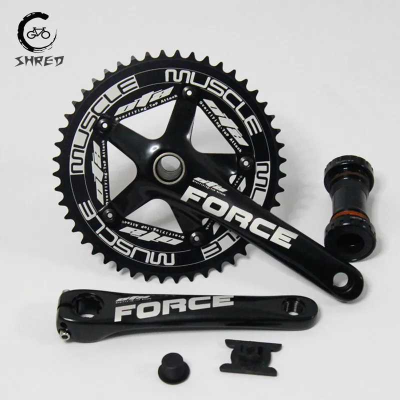 Шатуны OTA Fixie, односкоростная велосипедная рукоятка, детали для велосипеда с фиксированной передачей, 48T, 170 мм, BCD130, алюминиевый сплав с Hollowtech BB
Шатуны OTA Fixie, односкоростная велосипедная рукоятка, детали для велосипеда с фиксированной передачей, 48T, 170 мм, BCD130, алюминиевый сплав с Hollowtech BB