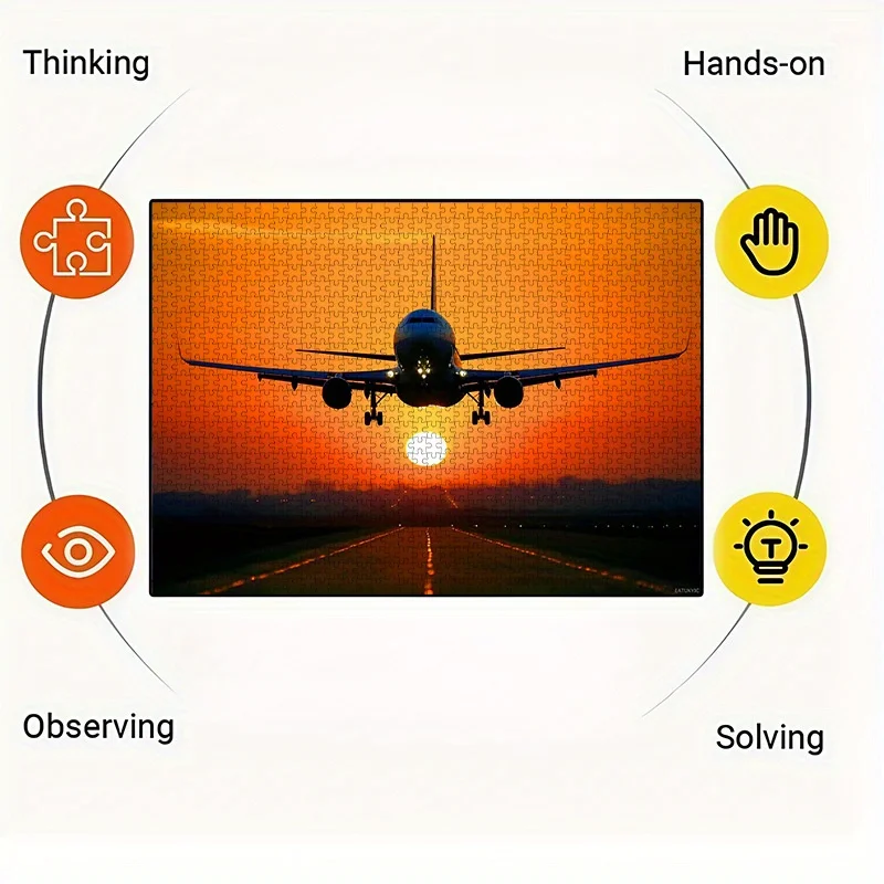Пазл для взрослых «Приземление самолета на закате»: развивающая игра на авиационную тематику для домашнего отдыха и снятия стресса
Пазл для взрослых «Приземление самолета на закате»: развивающая игра на авиационную тематику для домашнего отдыха и снятия стресса