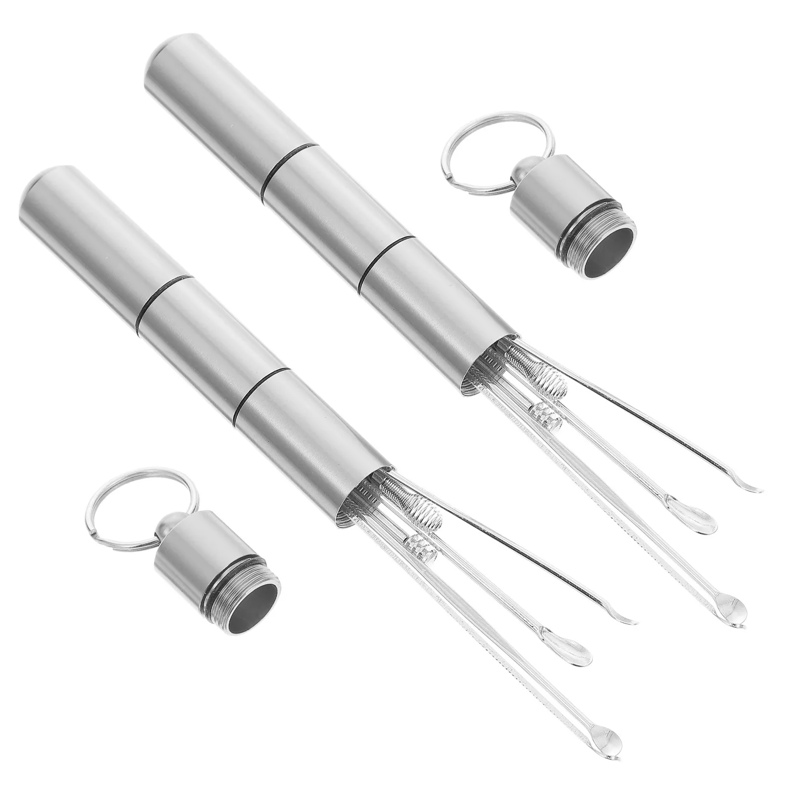 2Sets Earwax Picks Stainless Steel Portable Earwax Cleaner Tools Durable Ear Cleaning Supplies for Home Travel Use
2Sets Earwax Picks Stainless Steel Portable Earwax Cleaner Tools Durable Ear Cleaning Supplies for Home Travel Use