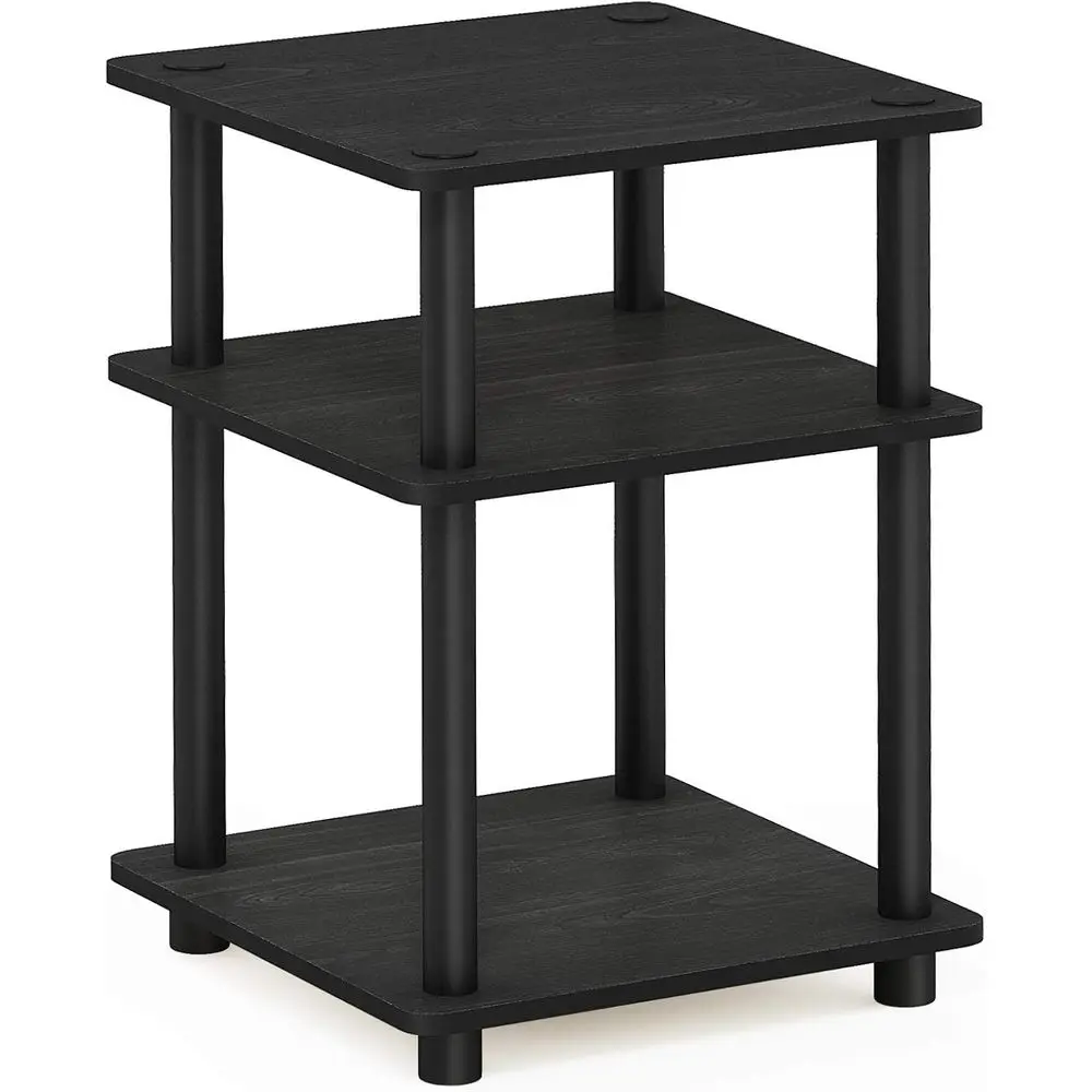 3-Tier Square End Table, Open Shelves Nightstand, Night Stand, Bede Table, Easy Assembly, Living Room, Bedroom, Black
3-Tier Square End Table, Open Shelves Nightstand, Night Stand, Bede Table, Easy Assembly, Living Room, Bedroom, Black