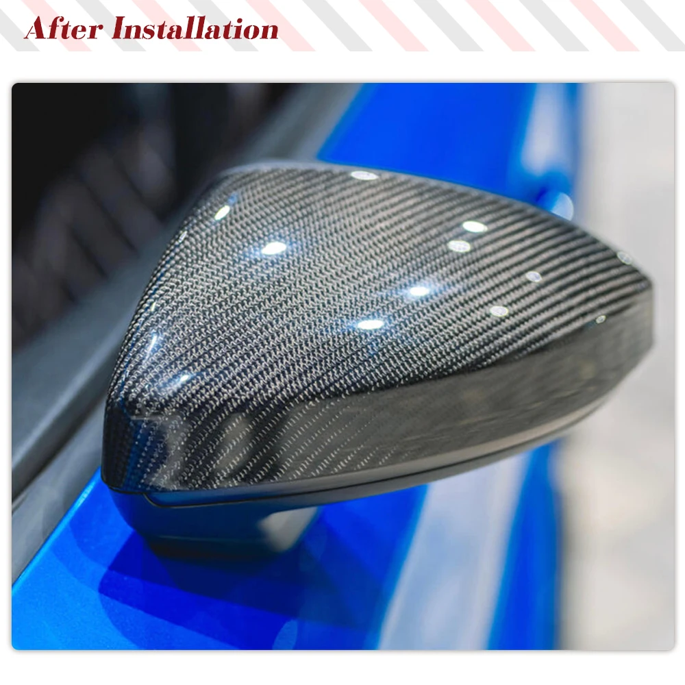 Carbon Fiber Car Racing Rearview Mirror Covers for Audi R8 TT TTS TTRS Sline MK3 2016-2019 Side Rearview Mirror Caps Exterior
Carbon Fiber Car Racing Rearview Mirror Covers for Audi R8 TT TTS TTRS Sline MK3 2016-2019 Side Rearview Mirror Caps Exterior