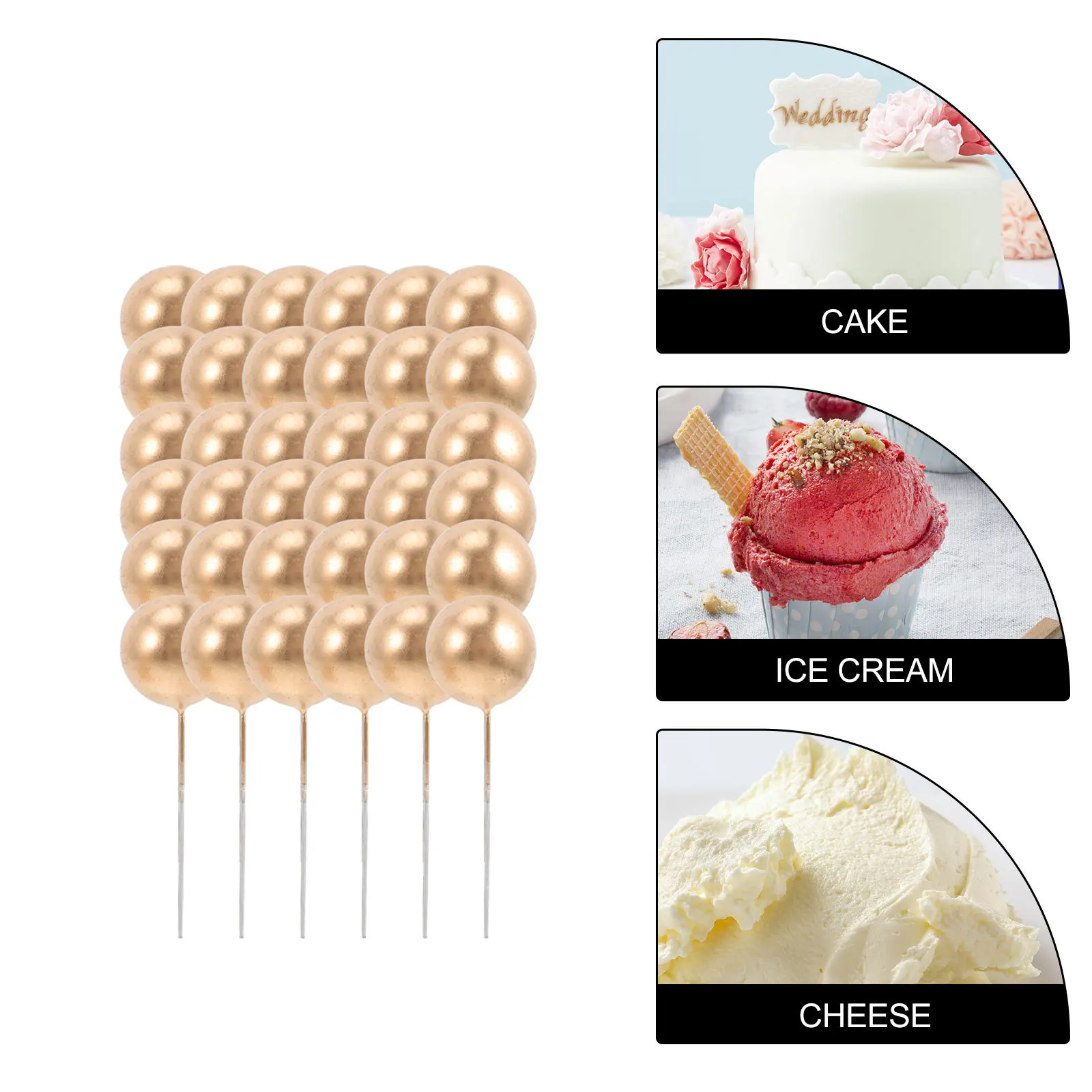 100Pcs Cake Ball Decorations Mini Colorful Cupcake Toppers Multi-Use Party Dessert Baking Cake Decor Cupcake Balls Topper
100Pcs Cake Ball Decorations Mini Colorful Cupcake Toppers Multi-Use Party Dessert Baking Cake Decor Cupcake Balls Topper