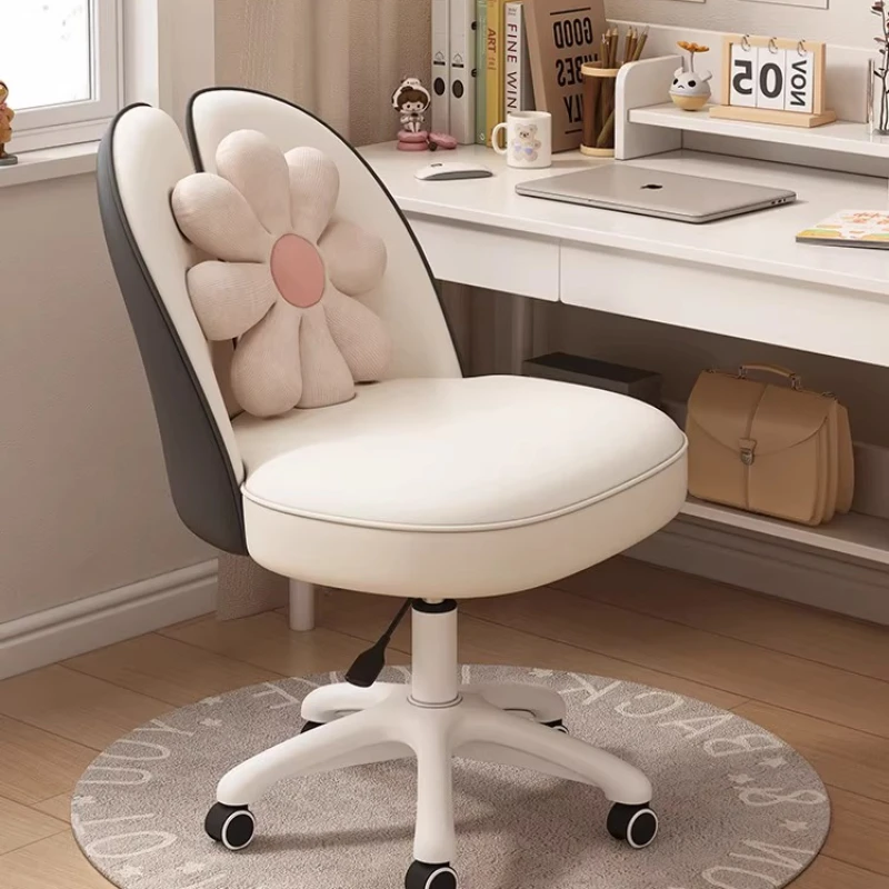 Ergonomic Computer Chair with Wheels Luxury Study Chair Leather Makeup Swivel Seat for Home Office Long Sitting Comfort
Ergonomic Computer Chair with Wheels Luxury Study Chair Leather Makeup Swivel Seat for Home Office Long Sitting Comfort