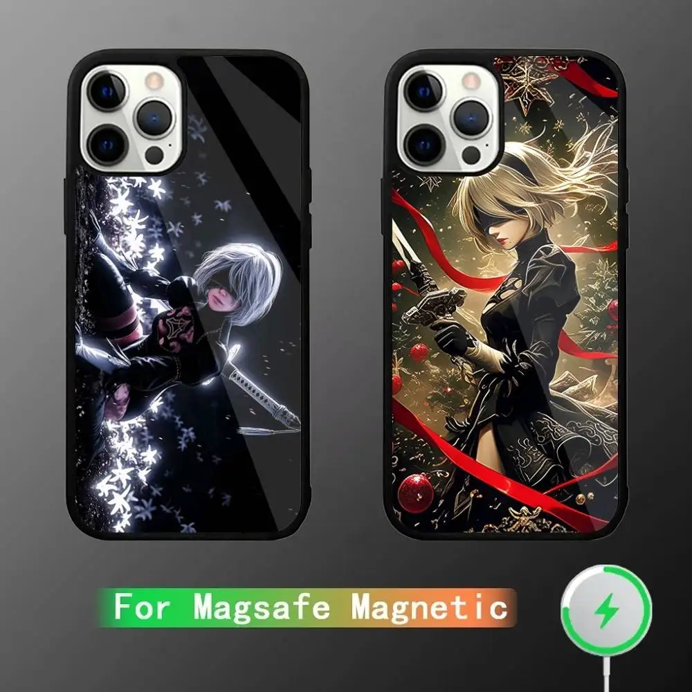 NieR A- Automata 2B Phone Case For iPhone 16,15,14,13,12,11,Pro,Max,Plus,Mini,SE New Magsafe Magnetic Wireless Charging
NieR A- Automata 2B Phone Case For iPhone 16,15,14,13,12,11,Pro,Max,Plus,Mini,SE New Magsafe Magnetic Wireless Charging