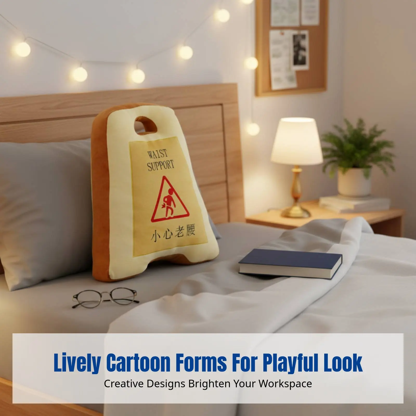 Подушка с мультяшным предупреждающим знаком, креативная поясничная подушка, подушка для поддержки позвоночника для офиса и студентов, милый дизайн, мягкий полиэстер, случайные узоры
Подушка с мультяшным предупреждающим знаком, креативная поясничная подушка, подушка для поддержки позвоночника для офиса и студентов, милый дизайн, мягкий полиэстер, случайные узоры