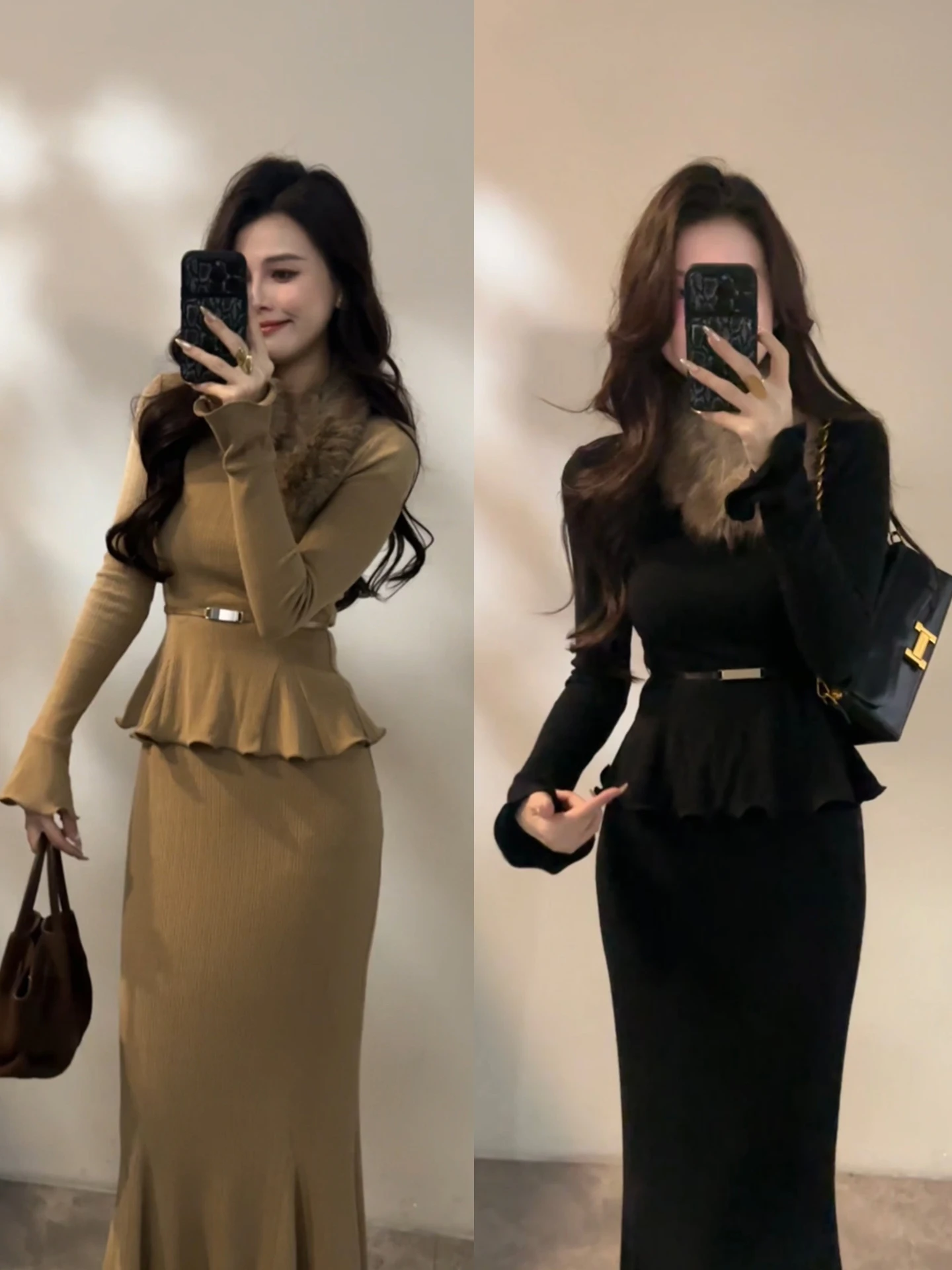 Осень-зима, новый комплект с юбкой с большим хвостом TingTing Fi и воротником-колокольчиком из искусственного меха, кружево DT829
Осень-зима, новый комплект с юбкой с большим хвостом TingTing Fi и воротником-колокольчиком из искусственного меха, кружево DT829