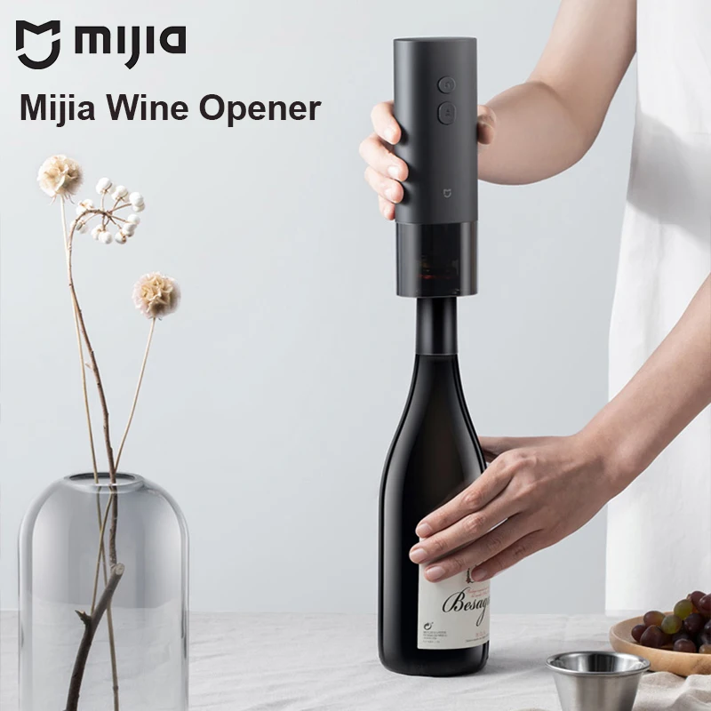 Электрический открыватель для винных бутылок Mijia, автоматический, на сухих батарейках, для красного вина, кухонные аксессуары, гаджеты
Электрический открыватель для винных бутылок Mijia, автоматический, на сухих батарейках, для красного вина, кухонные аксессуары, гаджеты