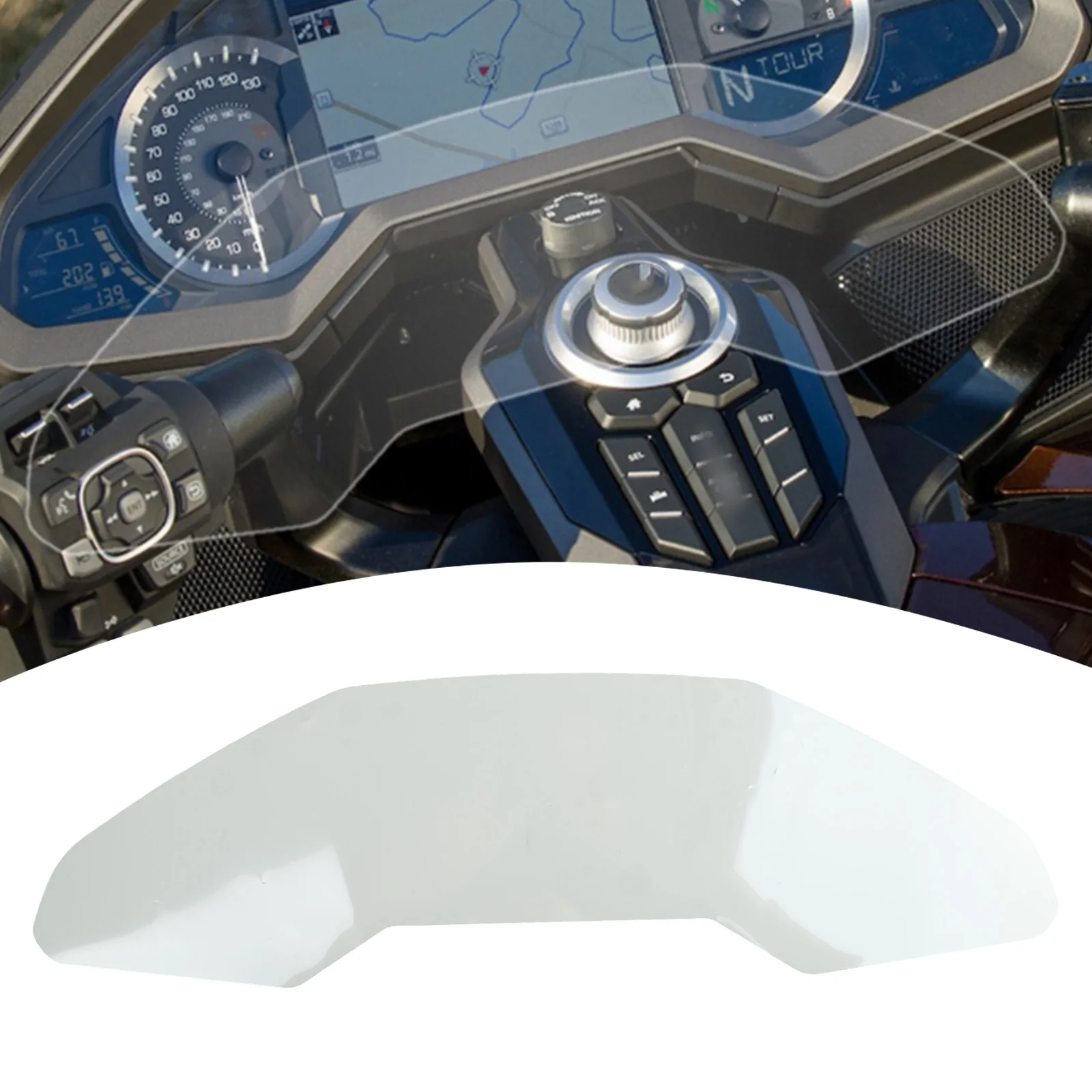 For Honda GL1800 Speedometer Cover Film 2018 2020 Effective Scratch and Dirt Protection with Easy Installation
For Honda GL1800 Speedometer Cover Film 2018 2020 Effective Scratch and Dirt Protection with Easy Installation