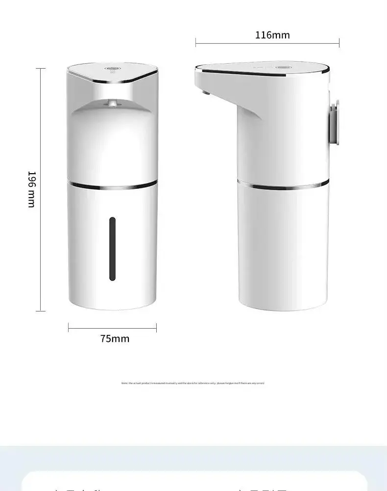 Durable Multi‑Speed Contact‑Free Hand Sanitizer Dispenser Intelligent Sensor Rechargeable Wall‑Mounted Bubble Machine
Durable Multi‑Speed Contact‑Free Hand Sanitizer Dispenser Intelligent Sensor Rechargeable Wall‑Mounted Bubble Machine