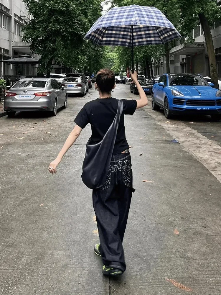 American Retro High Street Jeans Straight Leg Print Embroidery Design Loose Match All Wide Leg Long Pants 
American Retro High Street Jeans Straight Leg Print Embroidery Design Loose Match All Wide Leg Long Pants