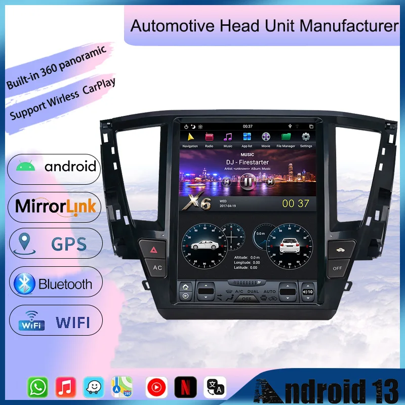 12.1 inch For Mitsubishi Pajero Sport 2020 Car Android 13 Screen GPS Navigation Multimedia Video Player Radio Stereo Head Unit
12.1 inch For Mitsubishi Pajero Sport 2020 Car Android 13 Screen GPS Navigation Multimedia Video Player Radio Stereo Head Unit