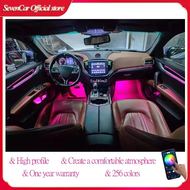 Customized LED Ambient Light For Maserati Ghibli Levante Quattroporte Q4 2014-2020 Atmosphere Backlight Interior Lamp 256 Colors
Customized LED Ambient Light For Maserati Ghibli Levante Quattroporte Q4 2014-2020 Atmosphere Backlight Interior Lamp 256 Colors